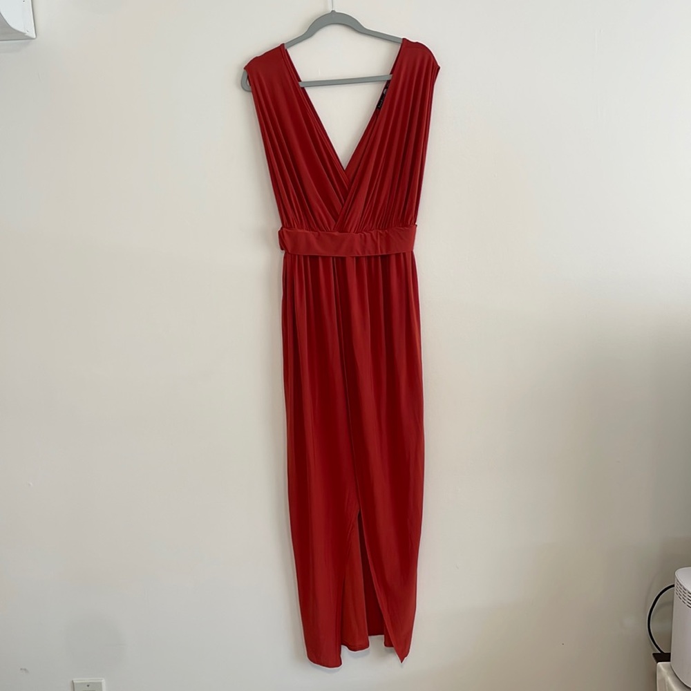 NWT Front Plunge Wrap Dress